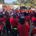 Source: Kimberly Mutandiro. Hundreds of union members and supporters marched in Pretoria on Wednesday demanding measures against the high cost of living.