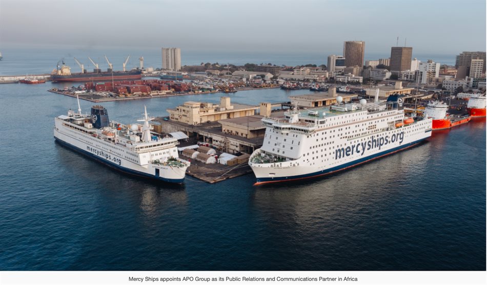 Mercy Ships appoints APO Group as its public relations and communications partner in Africa