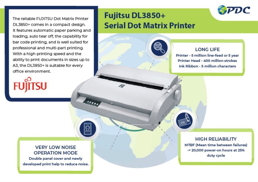 PDC offers a range of Printronix Line and Serial Impact Dot-Matrix Printers