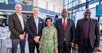 Image supplied.Left to right: Paul Gerard: MD of Flanagan & Gerard, Anthony Leeming: CEO of Sun International, Bongi Siwisa: chairperson of Emfuleni Resorts, Honourable Lubabalo Oscar Mabuyane: Premier of the Eastern Cape and Honourable Mlungisi Mvoko - MEC of Finance, Economic Development, Environment Affairs and Tourism