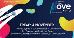 Galaxy 947 Move announces top talent for 4-5 November