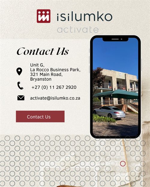 Isilumko Activate is located in Johannesburg, South Africa