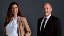 Incoming Truworths International deputy CEOs Sarah Proudfoot and Emanuel Cristaudo. Source: Supplied