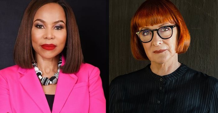 Dr Precious Moloi-Motsepe, founder and executive chair of African Fashion International and Lucilla Booyzen, director of South African Fashion Week. Source: Supplied
