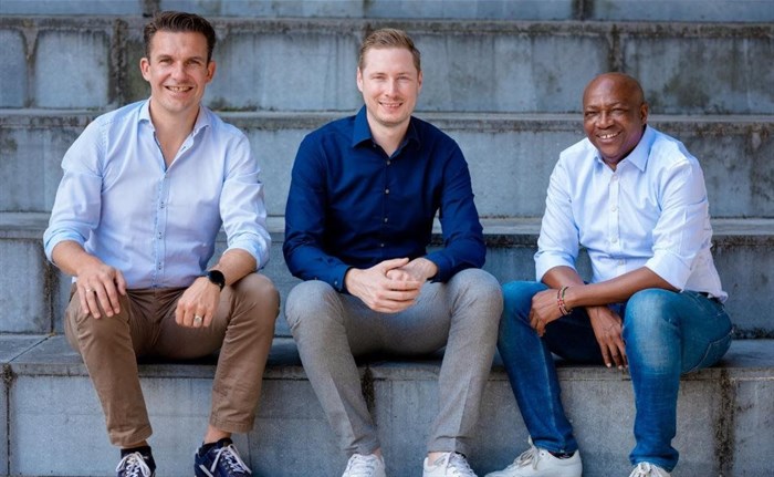 Pictured from left to right: Talk360 founders Hans Osnabrugge, Jorne Schamp and Dean Hiine | image supplied