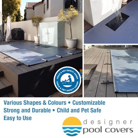 Designer Pool Covers Durban save pool owners up to 70% on chemical water treatment costs