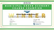 Overstrand municipality wins 2022 Municipal Green Economy Change Champions Showcase