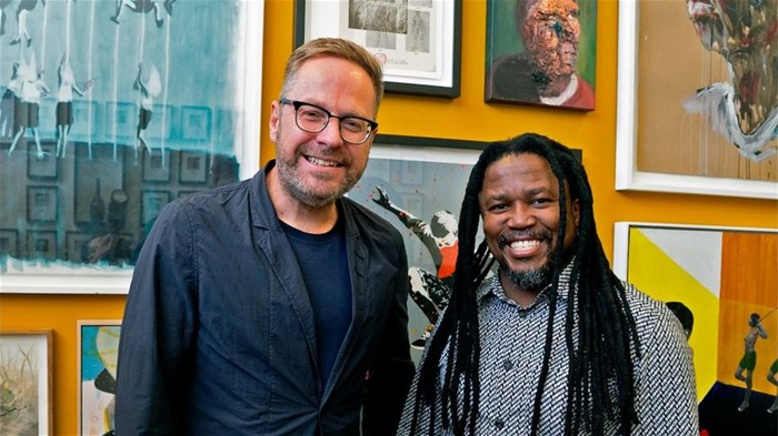 Jacques Burger, chief executive officer, and Neo Mashigo, chief creative officer at M&C Saatchi Group South Africa