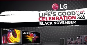 LG Black November SALE - Save up to R8,000 on LG TVs and audio