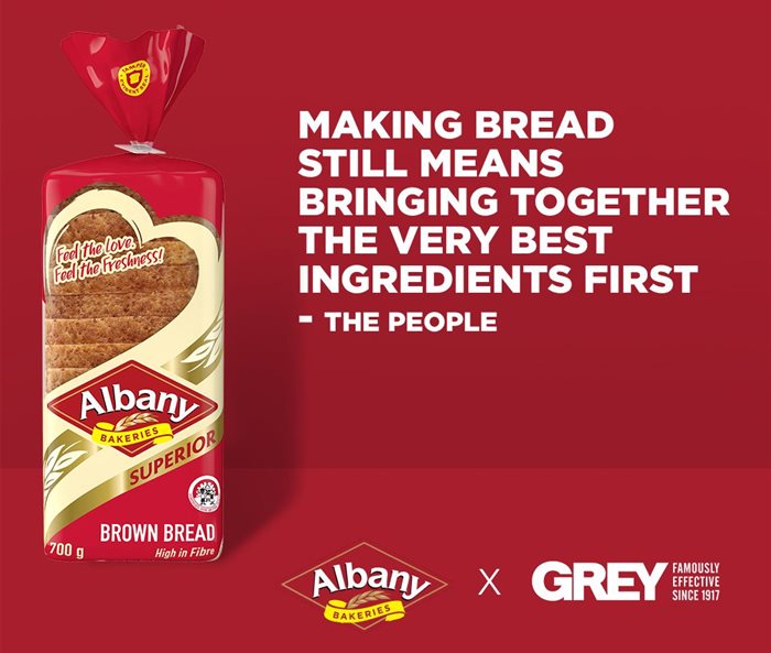 Grey Advertising Africa awarded South Africa's most loved bread brand, Albany