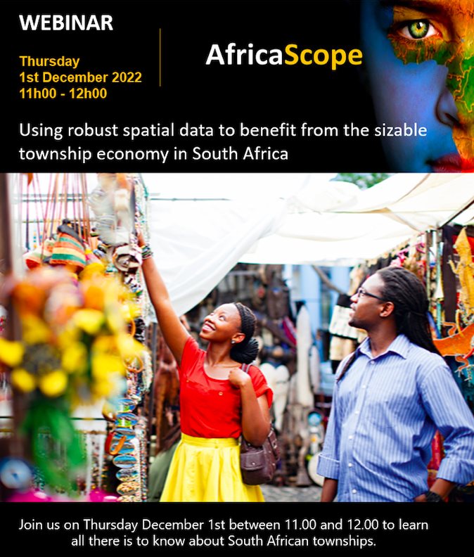 Webinar: Using robust spatial data to benefit from the sizable township economy in South Africa