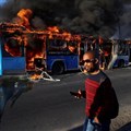 Buses set on fire in Cape Town as taxi strike starts