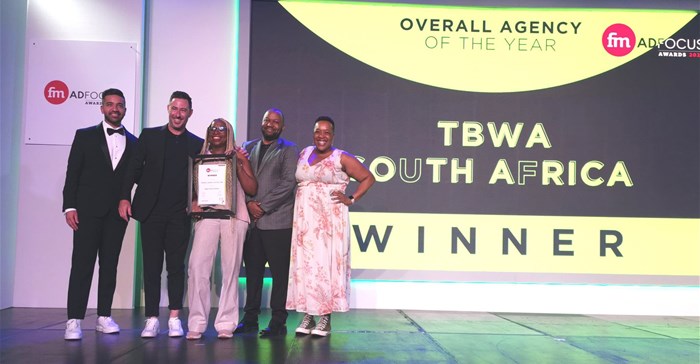 TBWA was named overall Agency of the Year at the AdFocus Awards 2022