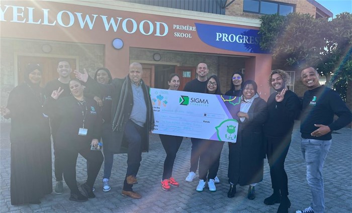 School children's education in Mitchells Plain to benefit from Sigma Connected donation