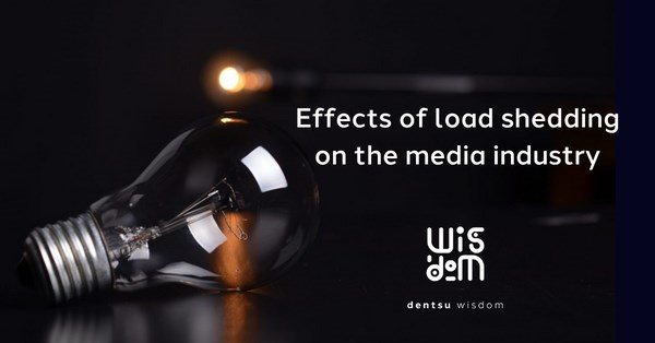 What are the effects of load shedding on the media industry?