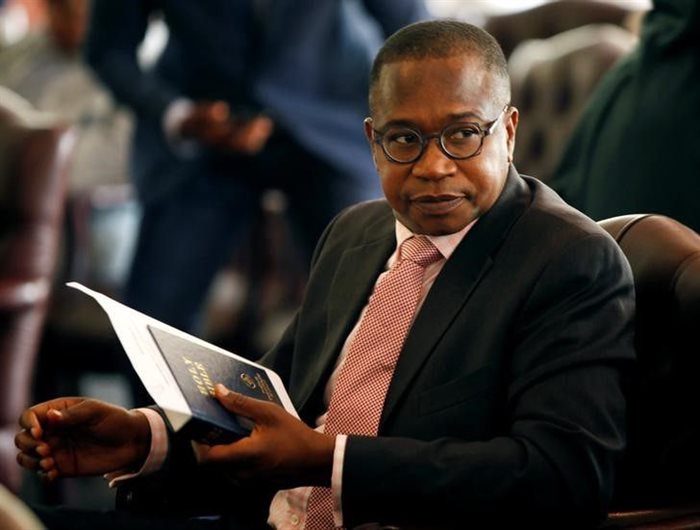 Zimbabwe finance minister Mthuli Ncube. 2018. Source: Reuters/Philimon Bulawayo
