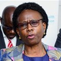 Source: Reuters. Uganda health minister Jane Ruth Aceng addresses the media after receiving a shipment of 1,200 doses for Ebola vaccine candidates set to be used in a clinical trial at the National Medical Stores in Entebbe, Uganda, 8 December, 2022.