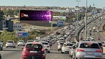 Image supplied. SA's largest roadside LED will be live at the beginning of February on Johannesburg’s N1 highway
