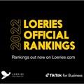 Source © Loeries  The 2022 Loeries Official Rankings have been released