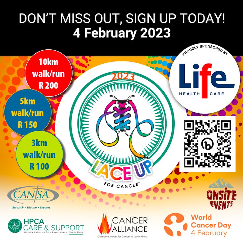 Lace Up for Cancer is back with the support of Life Healthcare
