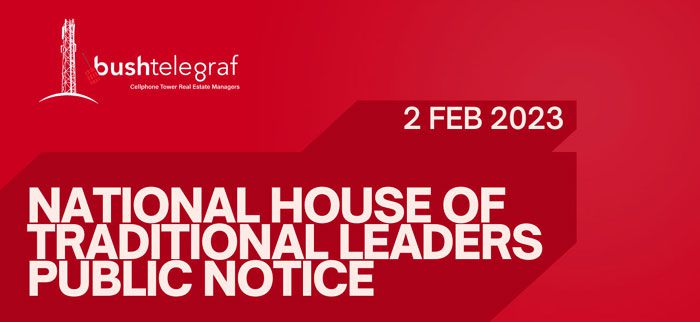 National House of Traditional Leaders - Public notice