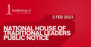 National House of Traditional Leaders - Public notice