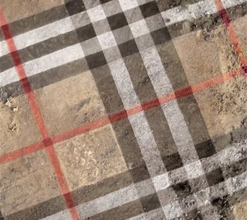 Burberry brands South African meadow with signature check pattern