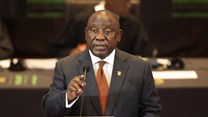 Source: Reuters. President Cyril Ramaphosa delivering his Sona address in parliament.