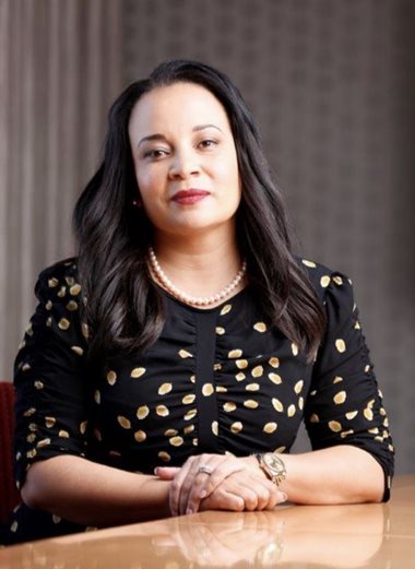 Source: Supplied. Virginia Magapatona, Standard Bank's new group head of communication and reputation management.