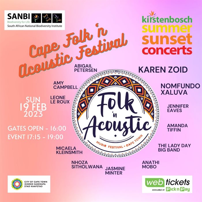 All-woman affair at 15th Annual Cape Town Folk 'n Acoustic Festival