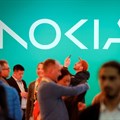 New Nokia's logo is displayed before GSMA's 2023 ahead of the Mobile World Congress (MWC) in Barcelona, Spain 26 February 2023. Reuters / Albert Gea