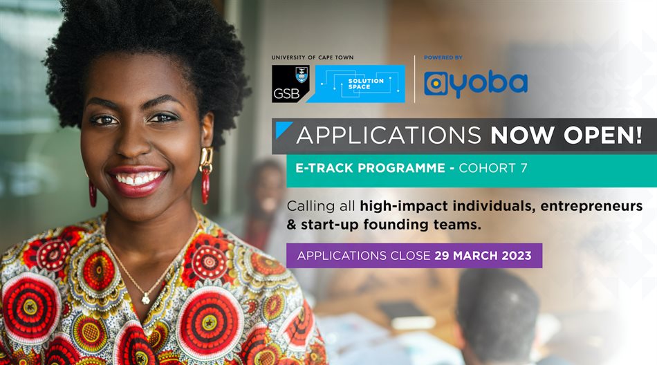 Take your startup to the next level! Join the e-Track programme
