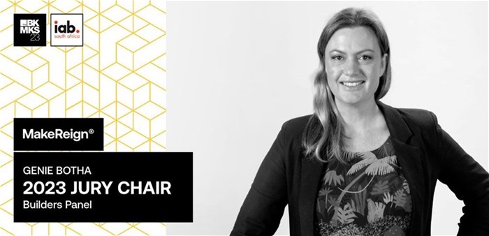 MakeReign's Genie Botha selected as jury chair of the Builders Panel at the IAB Bookmark Awards 2023
