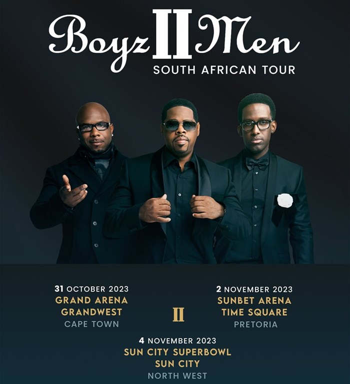 Boyz II Men confirms SA tour dates
