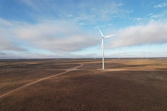 Kangnas Wind Power Station, Northern Cape. Source: Supplied
