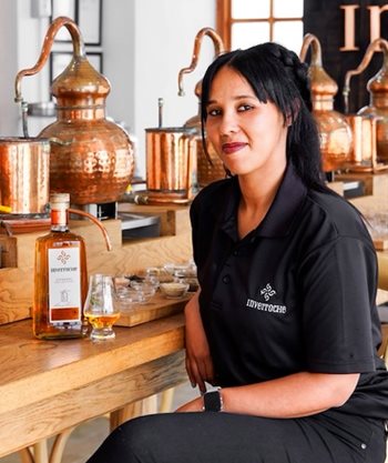 Andrea Francis, Inverroche master distiller