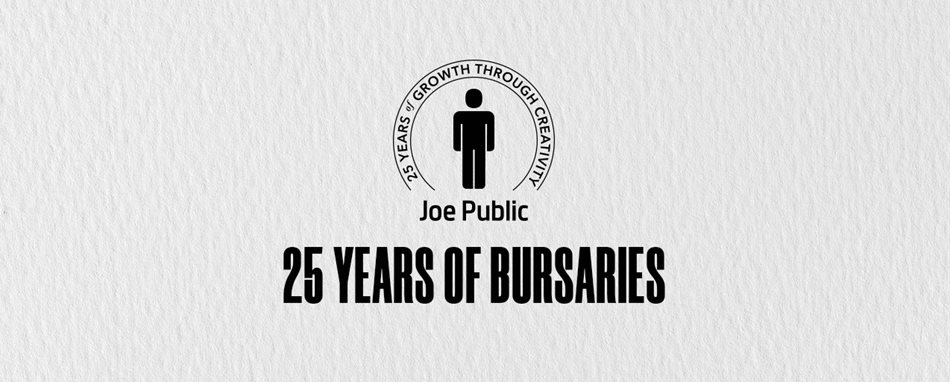 Joe Public celebrates 25th birthday by committing to growth of young creative talent for 25 years