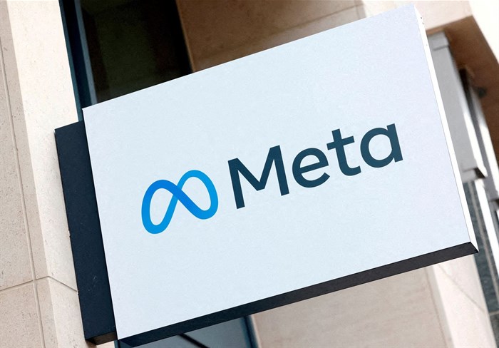 The logo of Meta Platforms' business group is seen in Brussels, Belgium on 6 December 2022. Reuters/Yves Herman/File Photo