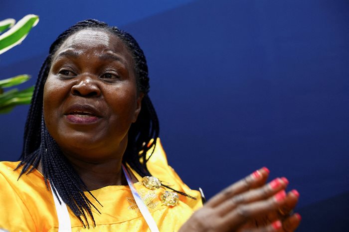 Ruth Nankabirwa Ssentamu, Ugandan minister of energy and mineral development. Source: Reuters/Shelley Christians