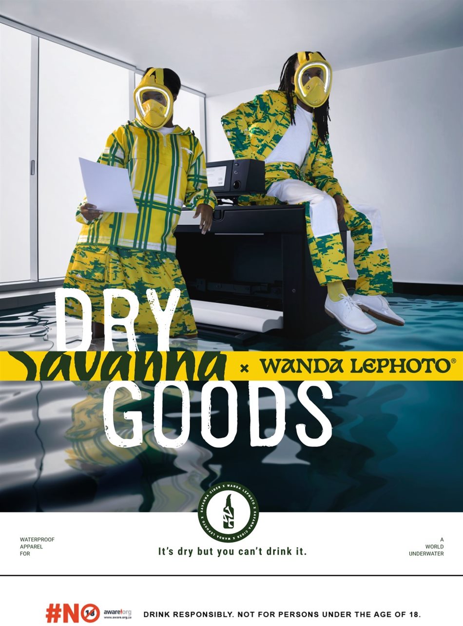 Savanna x Wanda Lephoto presents 'Dry Goods' waterproof apparel for a world underwater