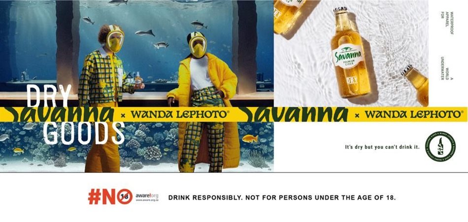 Savanna x Wanda Lephoto presents 'Dry Goods' waterproof apparel for a world underwater