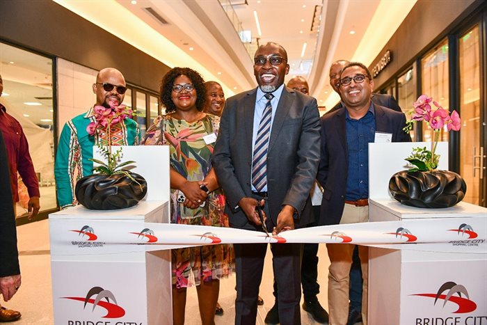 eThekwini Mayor Mxolisi Kaunda attended the ribbon-cutting ceremony, reopening Bridge City Shopping Centre. Source: Supplied