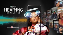 Image supplied. Vodacom’s #HearingChallenge campaign uses TikTok and works with up-and-coming local musicians, and influencers to get youth to test their hearing using the national hearing test app HearZA