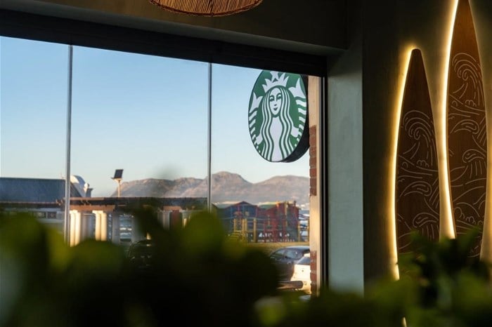 Supplied image: View of Muizenberg beach from Starbucks