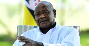 File photo: Uganda's President Yoweri Museveni speaks during a Reuters interview at his farm in Kisozi settlement of Gomba district, in the Central Region of Uganda, January 16, 2022. Reuters/Abubaker Lubowa/File Photo