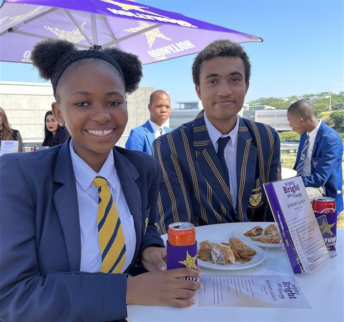 Learners attended the launch of the 2024 Future is Bright bursary programme. Image supplied