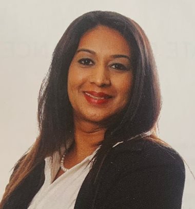 Trisha Singh, African Bank's new secretary who will oversee administration and compliance.