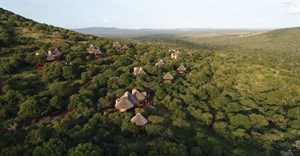 Thanda Safari Lodge itself rises up out of the land, blending perfectly with its surroundings, with spectacular views of the 35,000 acre reserve (Image supplied)