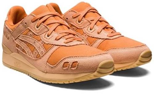 Asics Gel Lyte III in recycled textiles dyed with Rooibos. Source: Supplied