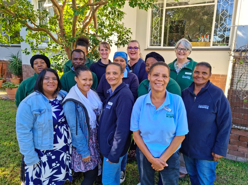 The clinical and administration teams that have driven the quality improvement process at the Knysna Sedgefield Hospice. This hospice has been accredited by Cohsasa for a sixth time. It has maintained accreditation without interruption since 2007.